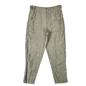 Athleta Straight-Leg Pants in Heathered Olive